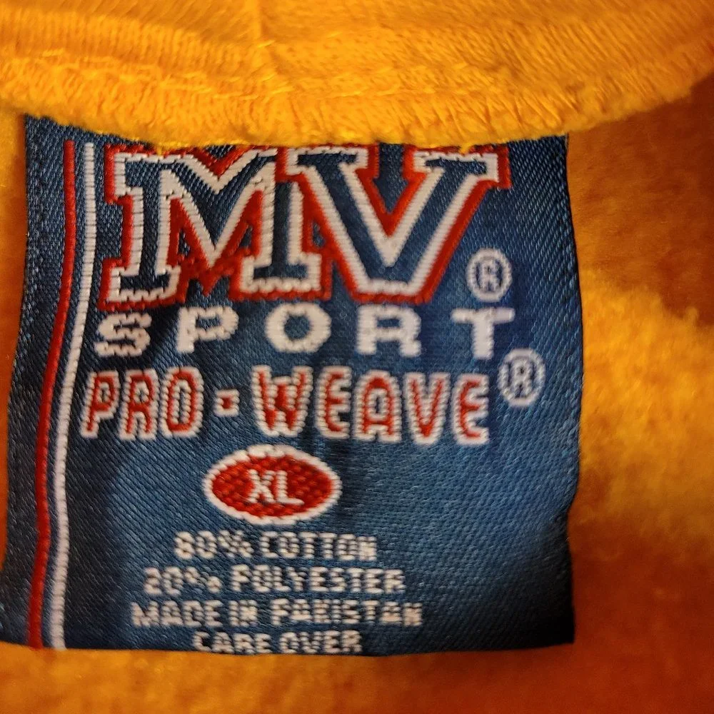 MV Sport Yellow Hoodie XL - Picture 4 of 7